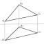 Вычерчивание треугольника по координатам